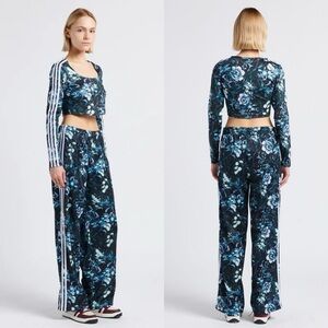 adidas Originals Blue Floral Track Pants
